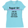 August Girl Ladies Fitted T-Shirt