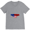 america flag V-Neck Tee