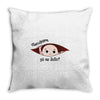 July Peeking Out Baby Boy in Spanish Throw Pillow