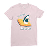 reading is jawsome Ladies Fitted T-Shirt