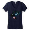 Space Love Women's V-Neck T-Shirt