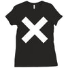 cross logo Ladies Fitted T-Shirt