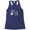 do more makes you happy skateboard Racerback Tank