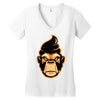 monkey cool Women's V-Neck T-Shirt