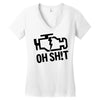 oh sh!t Women's V-Neck T-Shirt