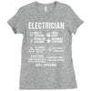 Electrician Ladies Fitted T-Shirt