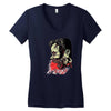 zombie bite Women's V-Neck T-Shirt