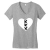 XXXTentacion Heart Women's V-Neck T-Shirt