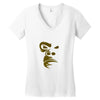 Gorila Face Women's V-Neck T-Shirt