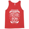 Super Cool Father Of A Freaking Awesome Son Tank Top