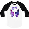 galaxy cartoon hands dope 3/4 Sleeve Shirt