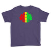 rasta skull and crossbones reggae dub club rave Youth Tee