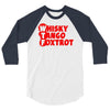 funny  wtf, ideal birthday present or gift 3/4 Sleeve Shirt