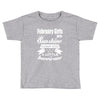 February Girls Are Sunshine Mixed With A Little Hurricane Toddler T-shirt