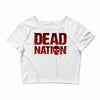 dead nation Crop Top