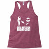 the blues brothers inspired on a mission from god funny Racerback Tank