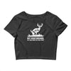 buck wear food poops Crop Top