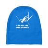 i do all my own stunts ski Baby Beanies