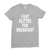 i eat breakfast Ladies Fitted T-Shirt