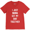 i just wanna get my shit together V-Neck Tee