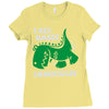 t rex hasst liegest&uuml;tze Ladies Fitted T-Shirt