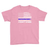 I Don't Kneel Youth Tee