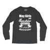 May Girls Are Sunshine Mixed With A Little Hurricane Long Sleeve Shirts