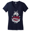 bad cat   gatos locos Women's V-Neck T-Shirt