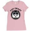 cat crazy Ladies Fitted T-Shirt