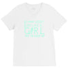 i ski like a girl V-Neck Tee