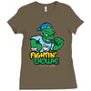 cholla cactus mascot Ladies Fitted T-Shirt