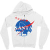 santa nasa parody Zipper Hoodie