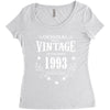 original parts vintage established 1993 perfectly aged Women's Triblend Scoop T-shirt