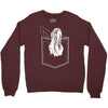 pocket samara Crewneck Sweatshirt