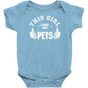 This Girl Loves Papillon Baby Onesie