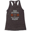 bm god drummers bass heroes too Racerback Tank
