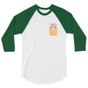 Heart Pocket 3/4 Sleeve Shirt