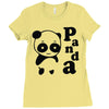 panda Ladies Fitted T-Shirt