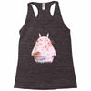 totoro with asian landscape Racerback Tank