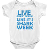 shark week live every week Baby Onesie