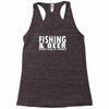 fishing beer Racerback Tank