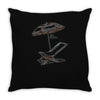 beach umbrella Throw Pillow