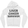 Liver Cancer Survivor Zipper Hoodie