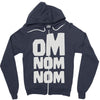 om nom nom Zipper Hoodie