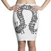 greedy caterpillar Pencil Skirts