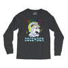 unicorns are born in december cute unicorn Long Sleeve Shirts