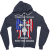 stand for the flag kneel for the cross Zipper Hoodie