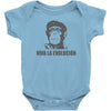 viva la evolucion Baby Bodysuit