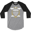 i am a pisces 2400x3200 3/4 Sleeve Shirt