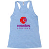 stylish retro hawaiian airlines Racerback Tank
